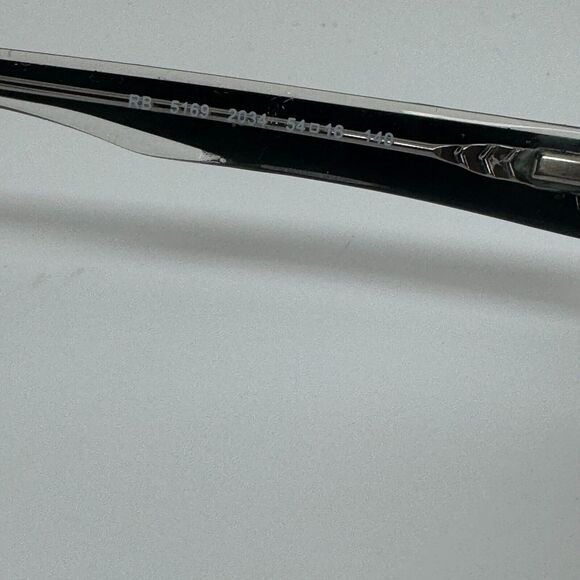 Ray-Ban Rb5169 2034 Polished Black Rectangle Eyeglasses Frames 54-16-140 H14094 - Picture 5 of 7
